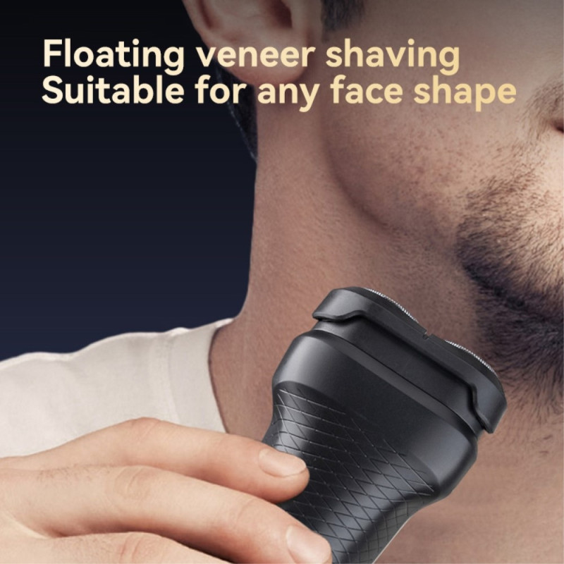 Electric Shaver Rechargeable 3 Blade Razor Grooming - Black