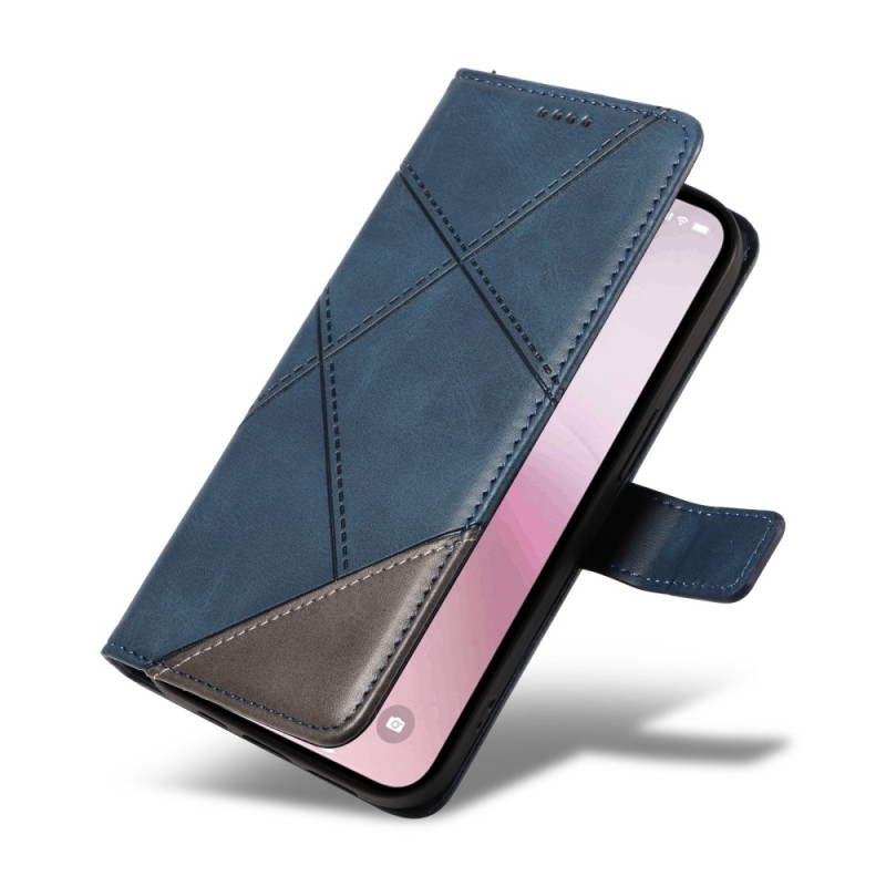 Wallet Case for iPhone 16e – Geometric Line