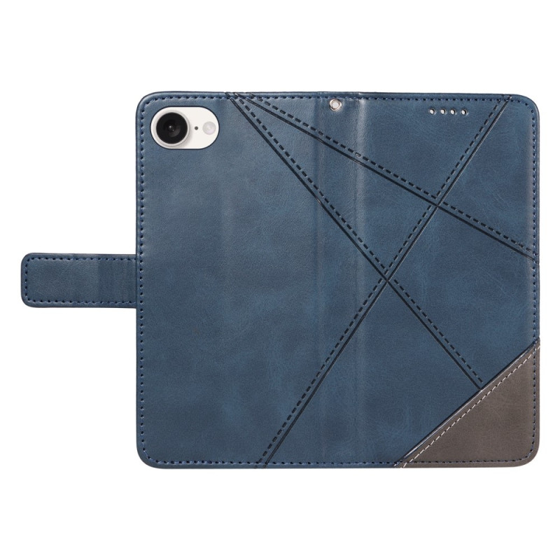 Wallet Case for iPhone 16e – Geometric Line