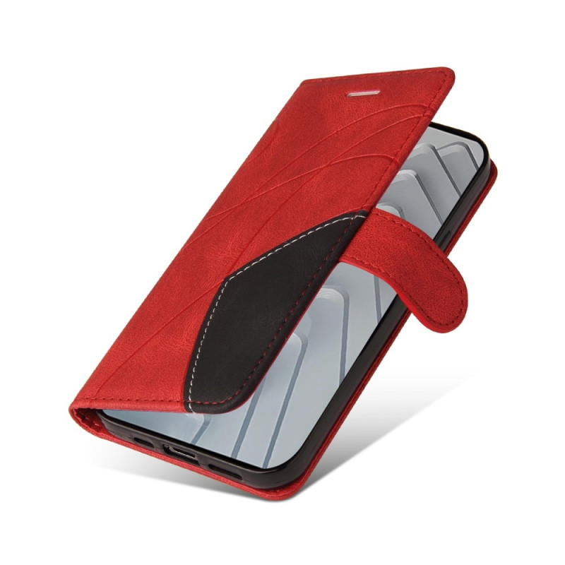 Til Xiaomi Redmi Note 14 4G KT-serie-1 dobbeltfarve tegnebog