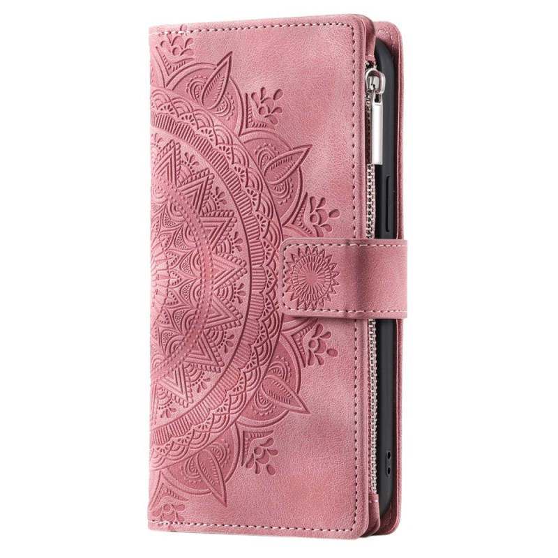 Til iPhone 16e tegnebogscover Cover Shell Mandala Blomstermønster