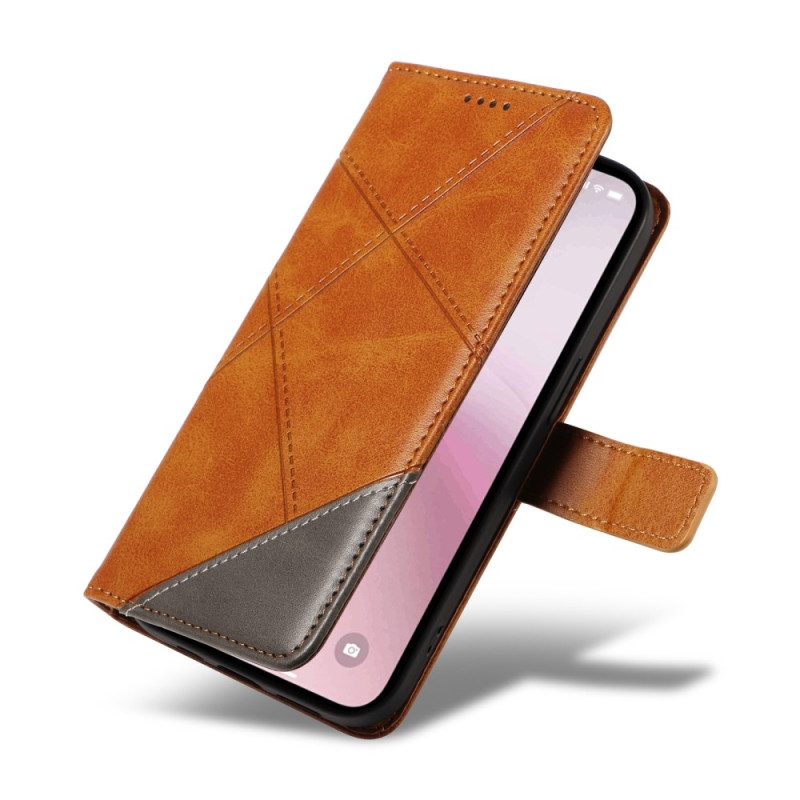 Wallet Case for iPhone 16e – Geometric Line