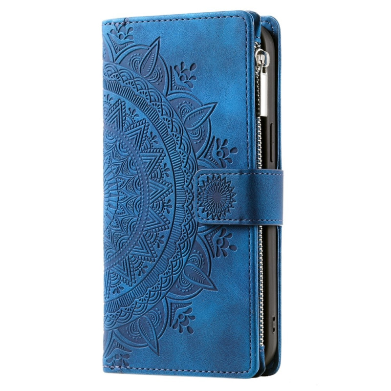 Til iPhone 16e tegnebogscover Cover Shell Mandala Blomstermønster