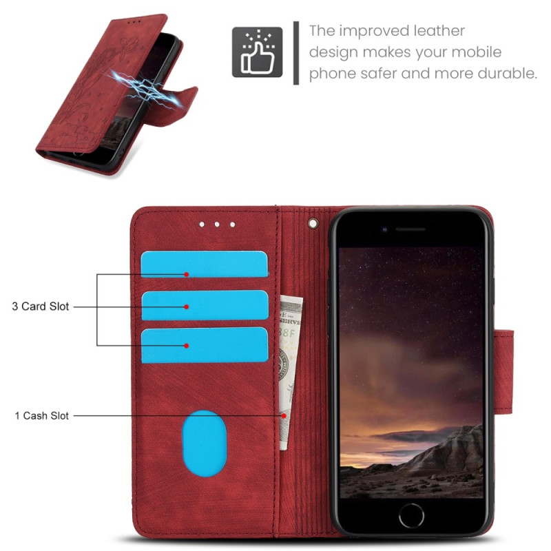 iPhone 16e Kotelo Perhonen Kukka Naarmuuntumaton Suojakuori