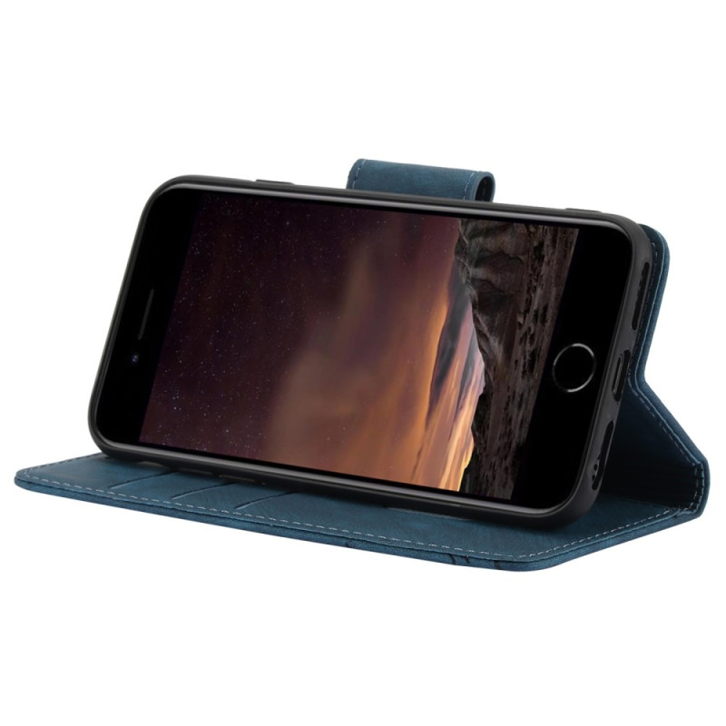 För iPhone 16e Fodral Fjäril Blomma Reptåligt Telefonfodral