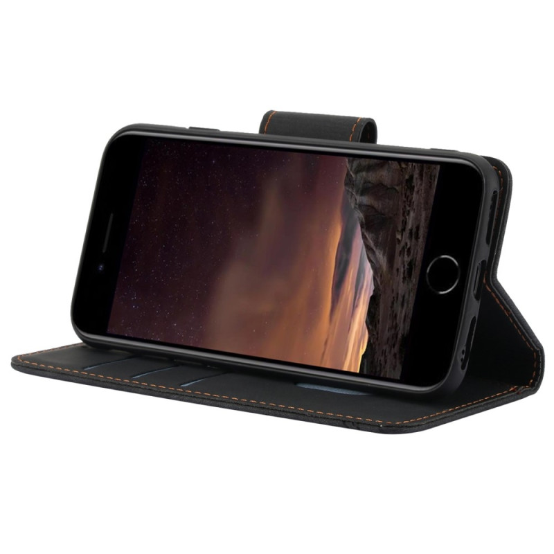 For iPhone 16e Etui Sommerfugl Blomst Ripebestandig Telefondeksel