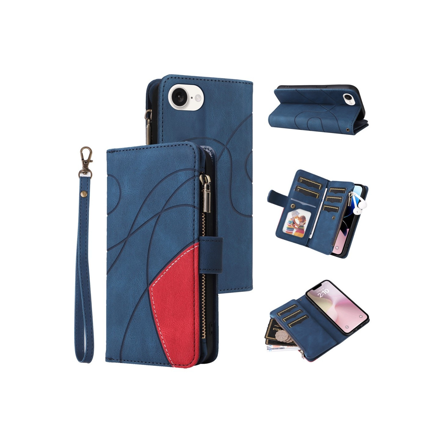 KT Multi-function Series-5 For iPhone 16e Phone Case