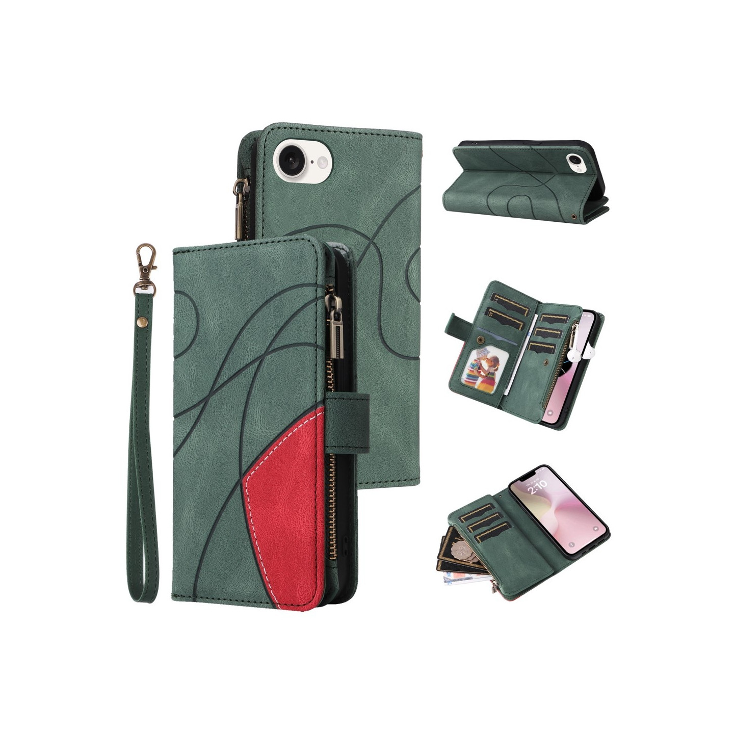 KT Multi-function Series-5 For iPhone 16e Phone Case