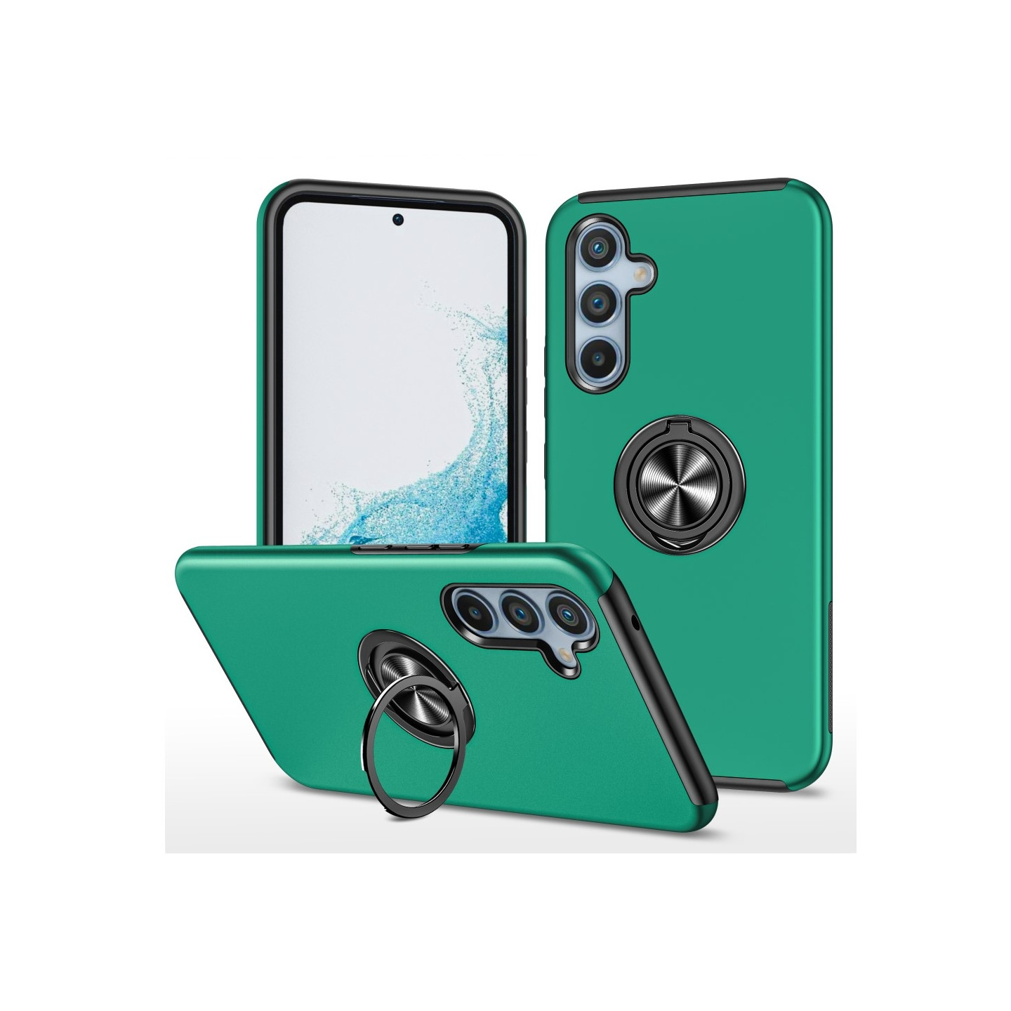 Samsung Galaxy A26 5G Hybridkotelo Käännettävällä Rengaspidikkeellä