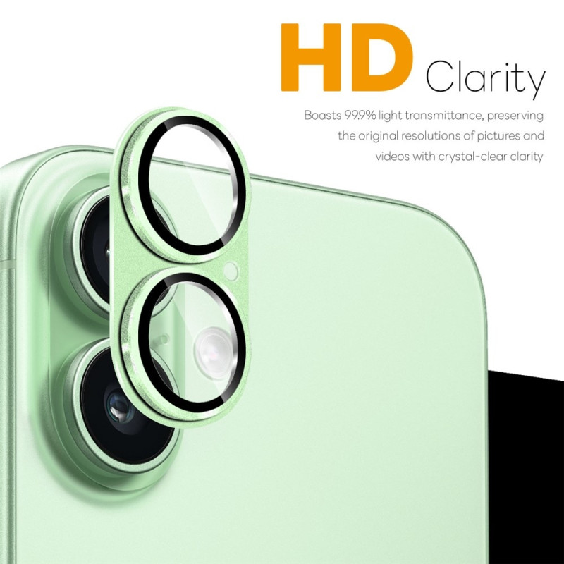 For iPhone 17 Camera Lens Protector NORTHJO Matte Metal Tempered Glass