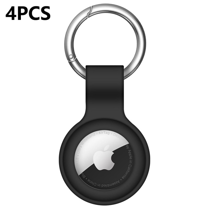 4pcs for A AirTag Locator Soft Silicone Protective Case Anti-Drop Cover