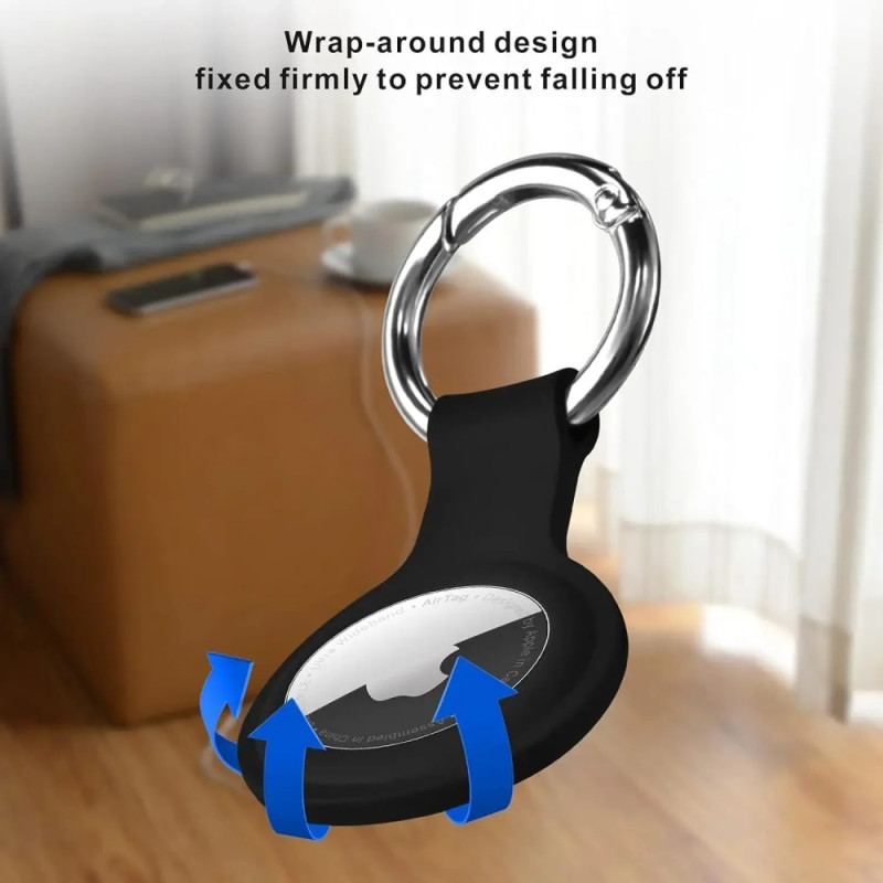 4 stk for A AirTag Locator Myk silikonbeskyttelse Case Anti-Drop Cover