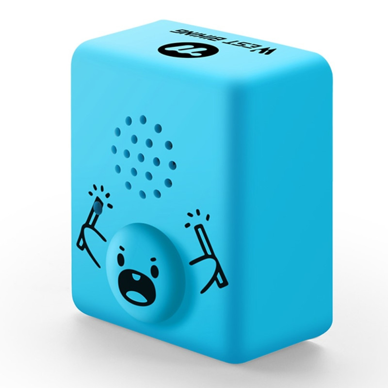 WEST BIKING 120dB Loud Sykkelhorn Elektrisk Horn (med batteri) - Blå