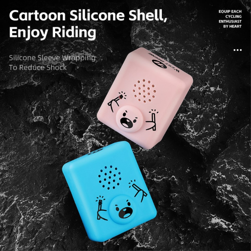 WEST BIKING 120dB Loud Cykelhorn Elektrisk Horn (med batteri) - Blå