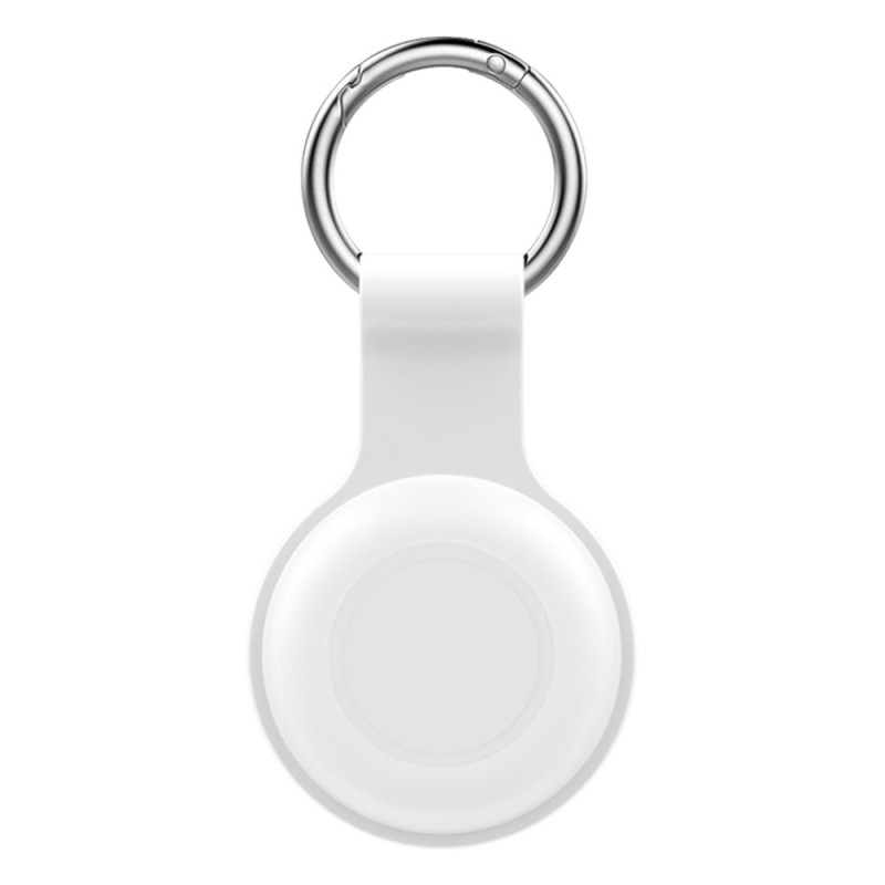 Fodral för A AirTag Bluetooth-kompatibel Tracker Protector Sleeve Anti-Lost Vit