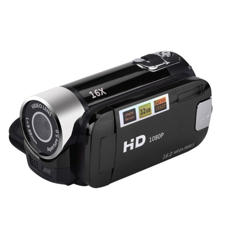 16MP HD 1080P Videokamera 16X Zoom Digitalkamera Night Vision Anti-Shake
