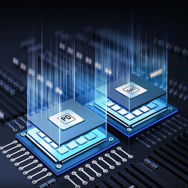 USB-C han til 3,5 mm lyd + USB-C PD 100W opladningsadapter