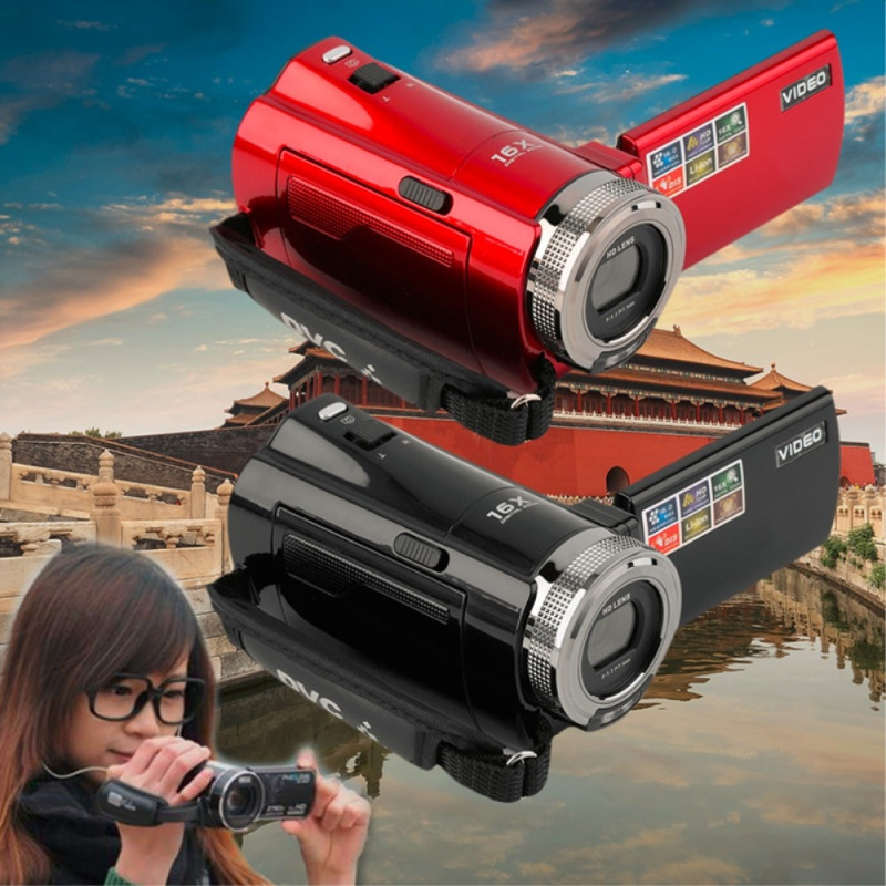 16MP HD 1080P Camcorder 16X Zoom Digital Camera Night Vision Anti-Shake