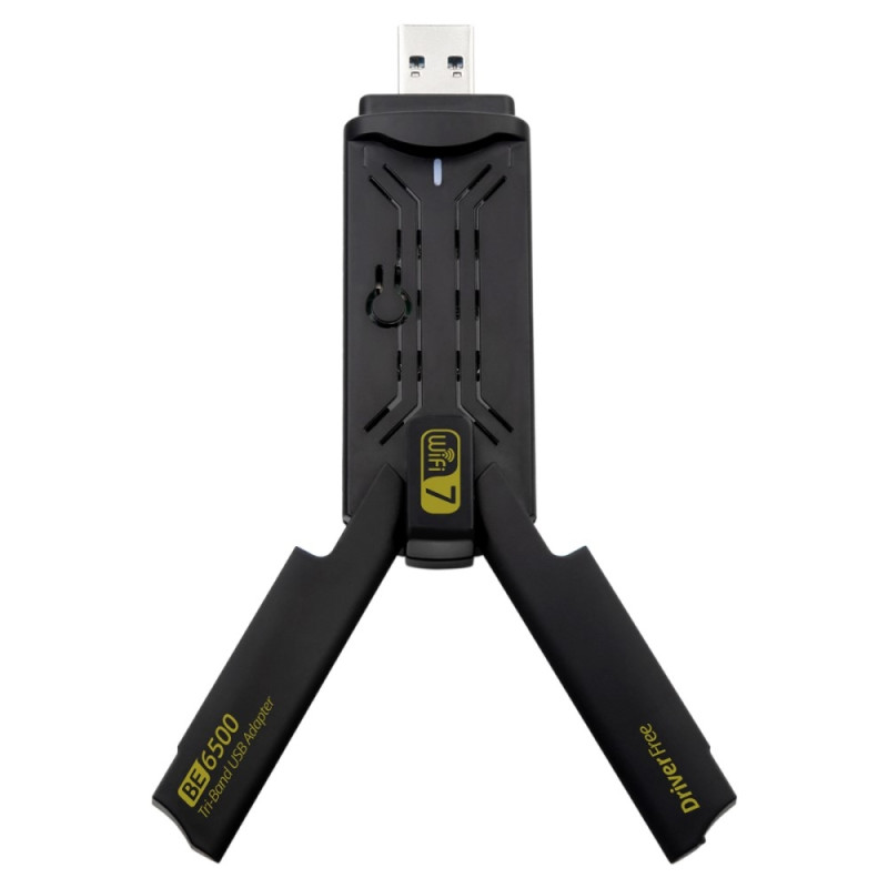 BE6500 ohjain ilmainen 6500M Tri Band WiFi 7 USB 3.0 langaton verkkokorttisovitin