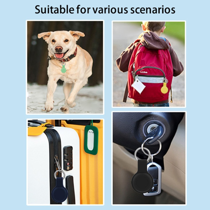 Etui til A AirTag Bluetooth-kompatibel Tracker Protector Sleeve Anti-Lost