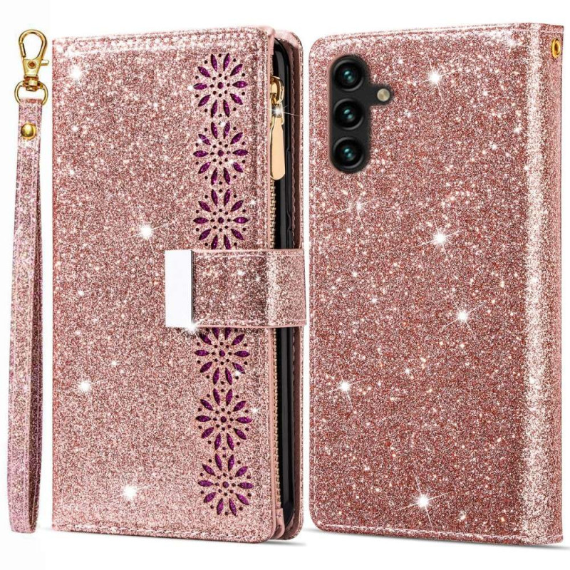 For Samsung Galaxy A26 5G Etui Stjernehimmel Gravert Lommebokdeksel