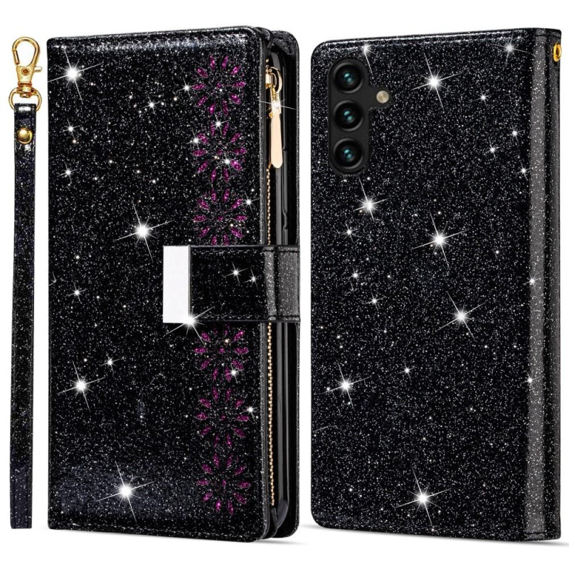 Samsung Galaxy A26 5G Kotelo Tähtitaivas Kaiverrettu Lompakkokotelo