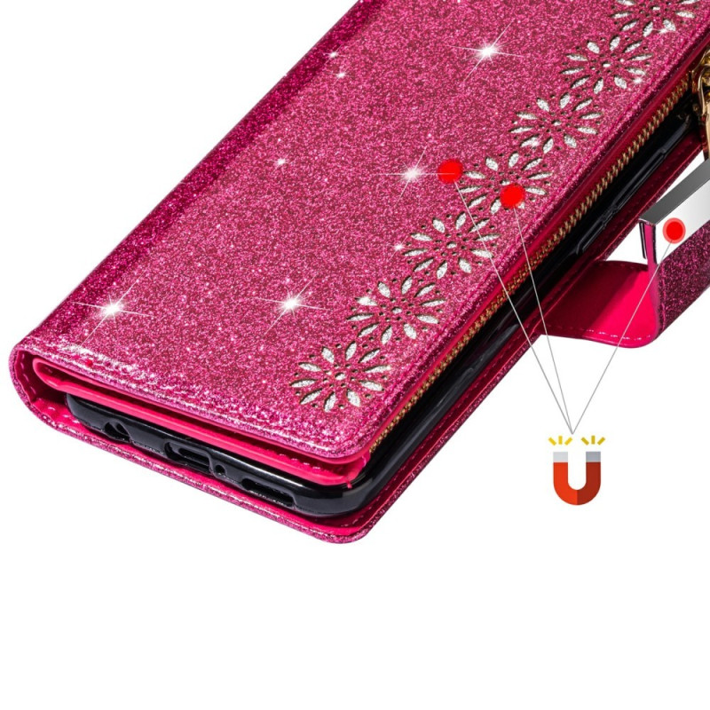 For Samsung Galaxy S25+ Case Starry Sky Carving Leather Wallet Phone Cover