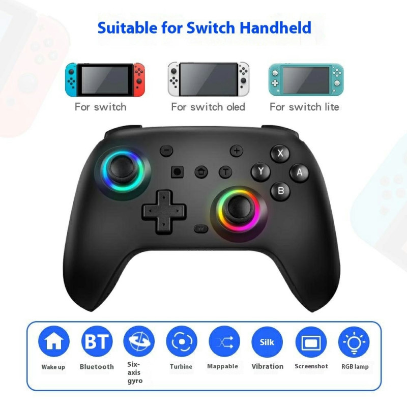 Kompatibel med Nintendo Switch Pro Wireless Game Controller Bluetooth Gamepad Controller