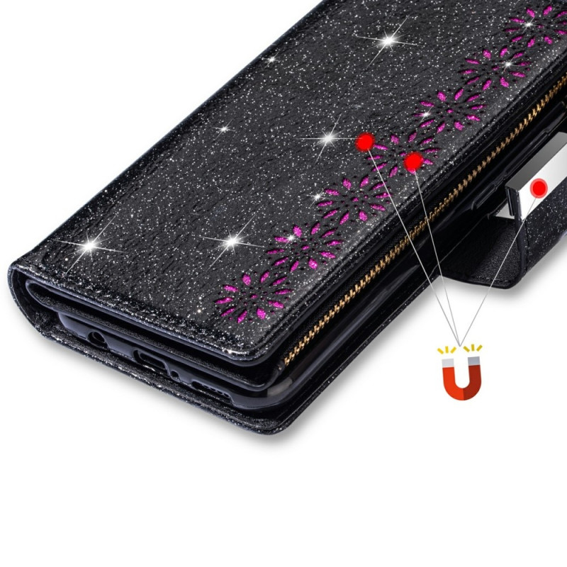 Til Samsung Galaxy S25+ Etui Stjernehimmel Indgraveret Pungcover