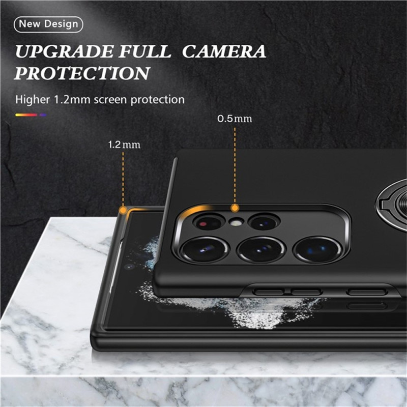 Samsung Galaxy S25 Ultra Finger Ring Kickstand Hybrid Case