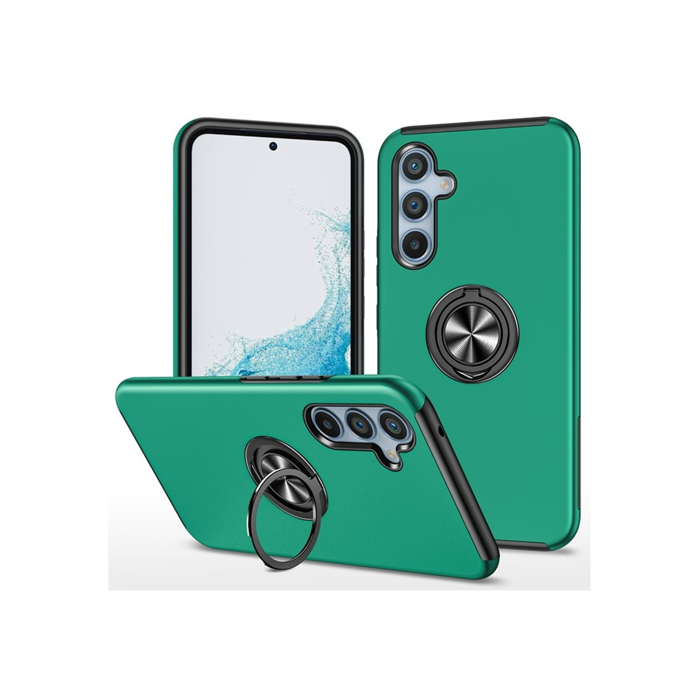 Samsung Galaxy S25 / S24 Fingerring Kickstand Hybrid Taske