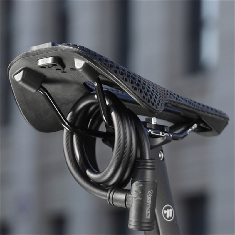 WEST BIKING Polkupyörä Sähköpyörä Mopo Teräslukko Polkupyörän lukko Ketjulukko Varkaudenesto MTB