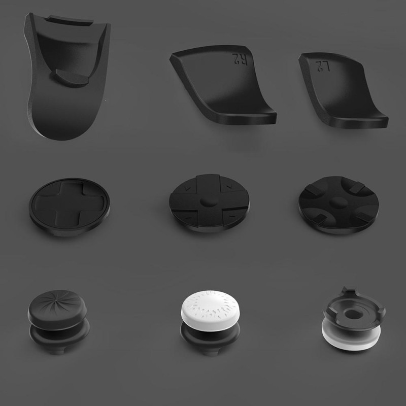 Playstation 5 PS5 - ohjaimen peukalokahvat L2 R2 Trigger Extender + D - pad - painikesarja