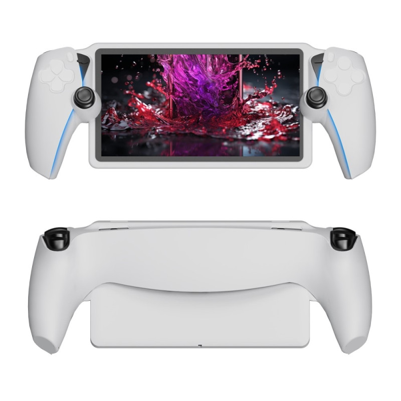 Silikondeksel for PS5 Portal håndholdt spillkonsoll Støtsikker - Hvit