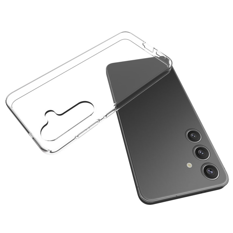 Telefondeksel til Samsung Galaxy S25 Klart beskyttende støtsikkert TPU-deksel