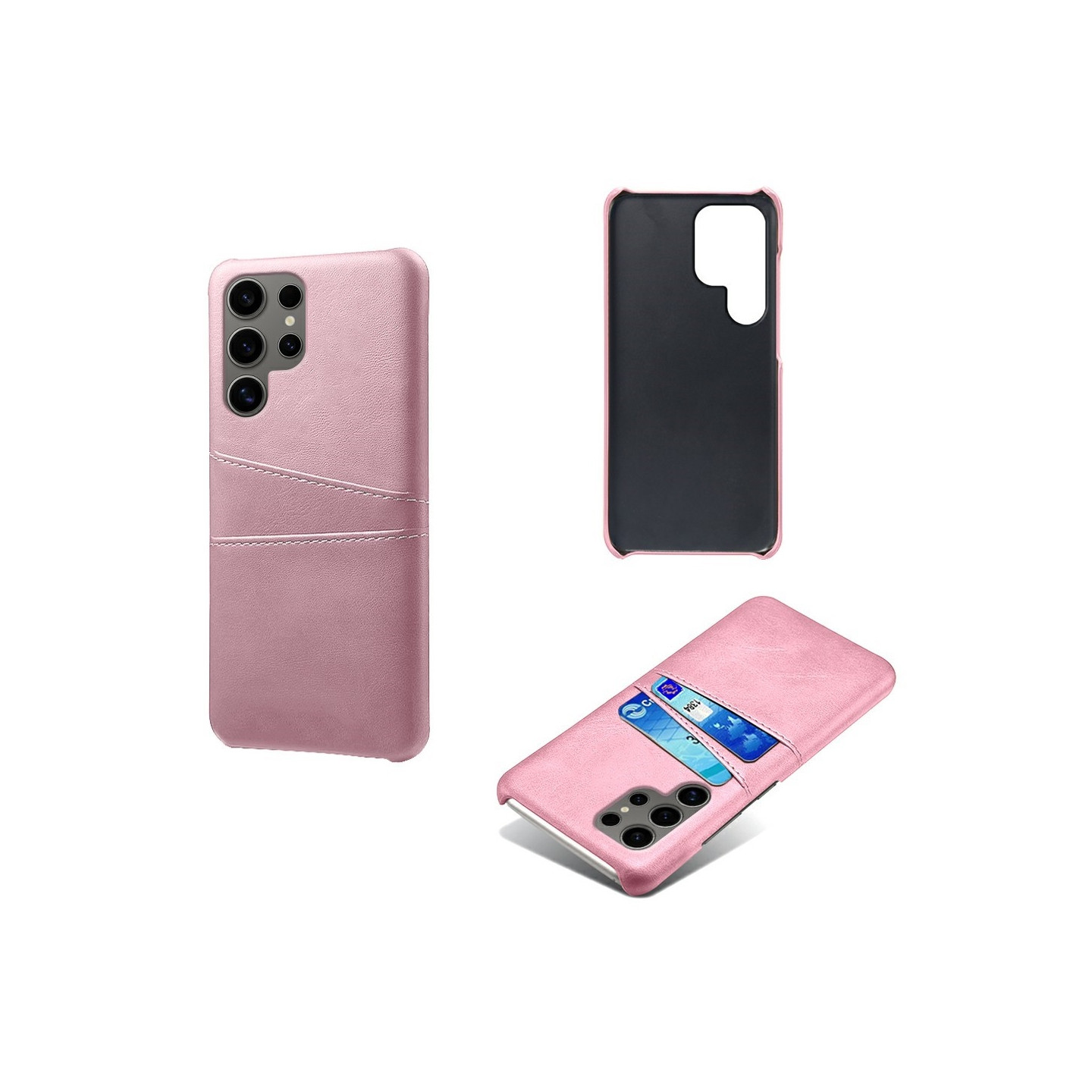 Samsung Galaxy S25 Ultra KSQ Pu-nahkapäällysteinen kuori kova kotelo