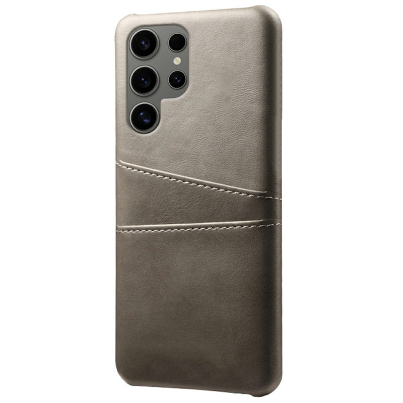 Til Samsung Galaxy S25 Ultra  KSQ PU-læderbelagt skal hårdt etui