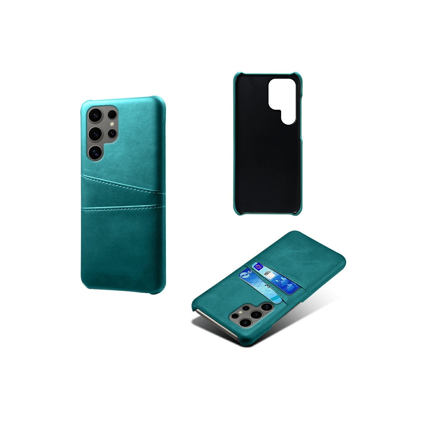 Til Samsung Galaxy S25 Ultra  KSQ PU-læderbelagt skal hårdt etui