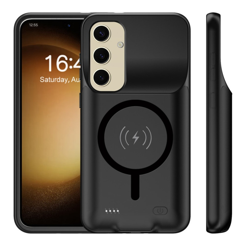 Til Samsung Galaxy S25+ (Plus) Opladningsetui Shell 10000mAh batteri kompatibel MagSafe