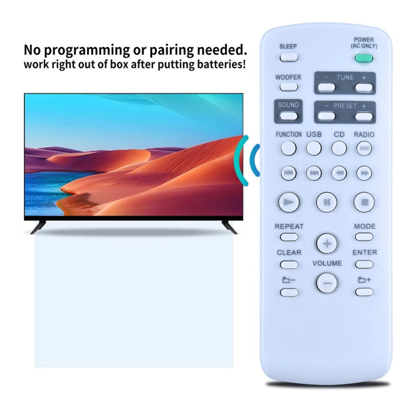 Kaukosäätimen vaihto Sony DVD-vahvistimelle RMT-CG880A