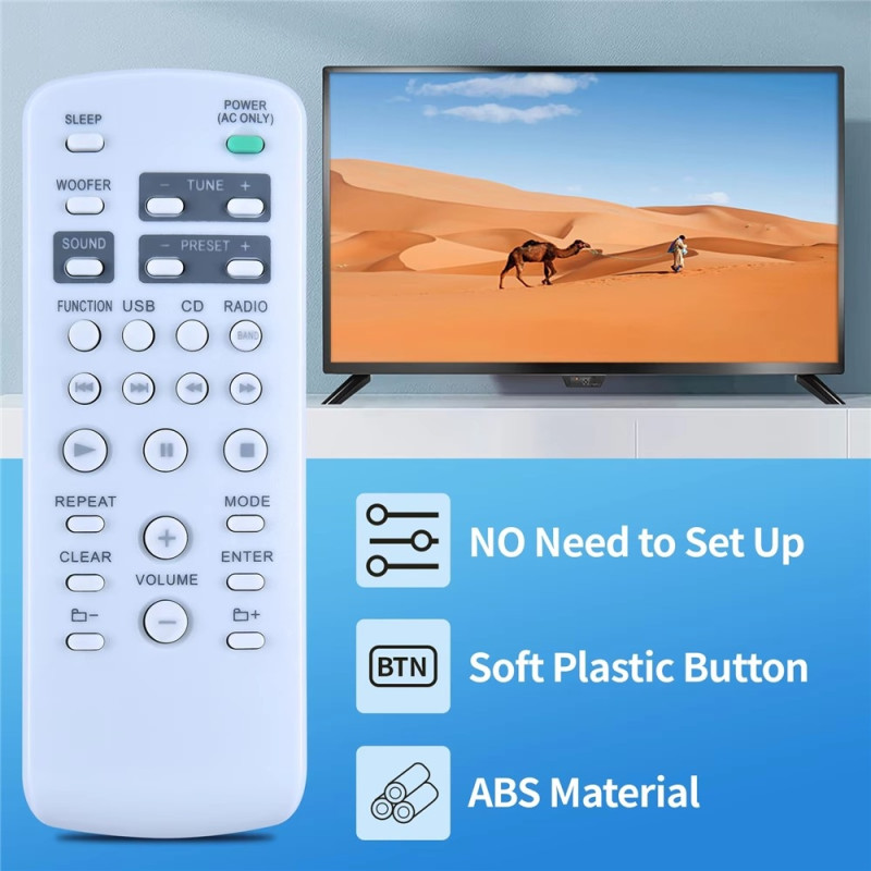 Fjernkontroll erstatning for RMT-CG880A for Sony DVD-forsterker