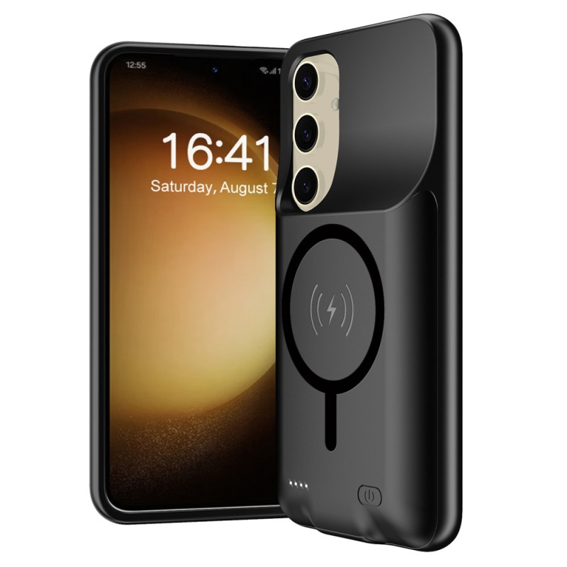 For Samsung Galaxy S25+ (Plus) Ladedeksel Shell 10000mAh batterikompatibel MagSafe