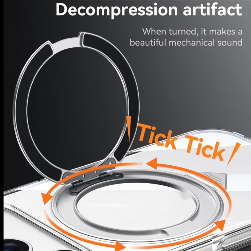 Til iPhone 17 Skal SULADA Magnet med Kickstand TPU + PC Klar