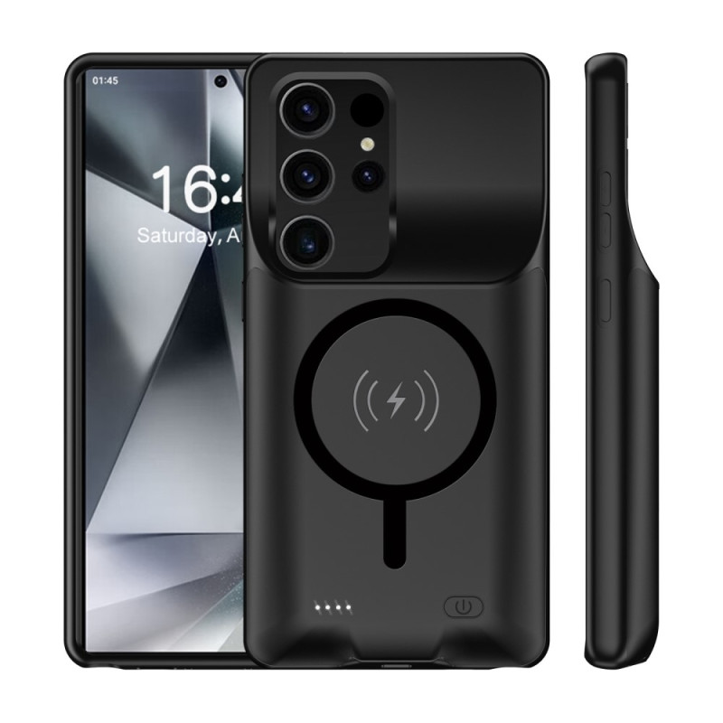 Samsung Galaxy S25 Ultra latauskotelolle Shell 10000mAh akkuyhteensopiva MagSafe