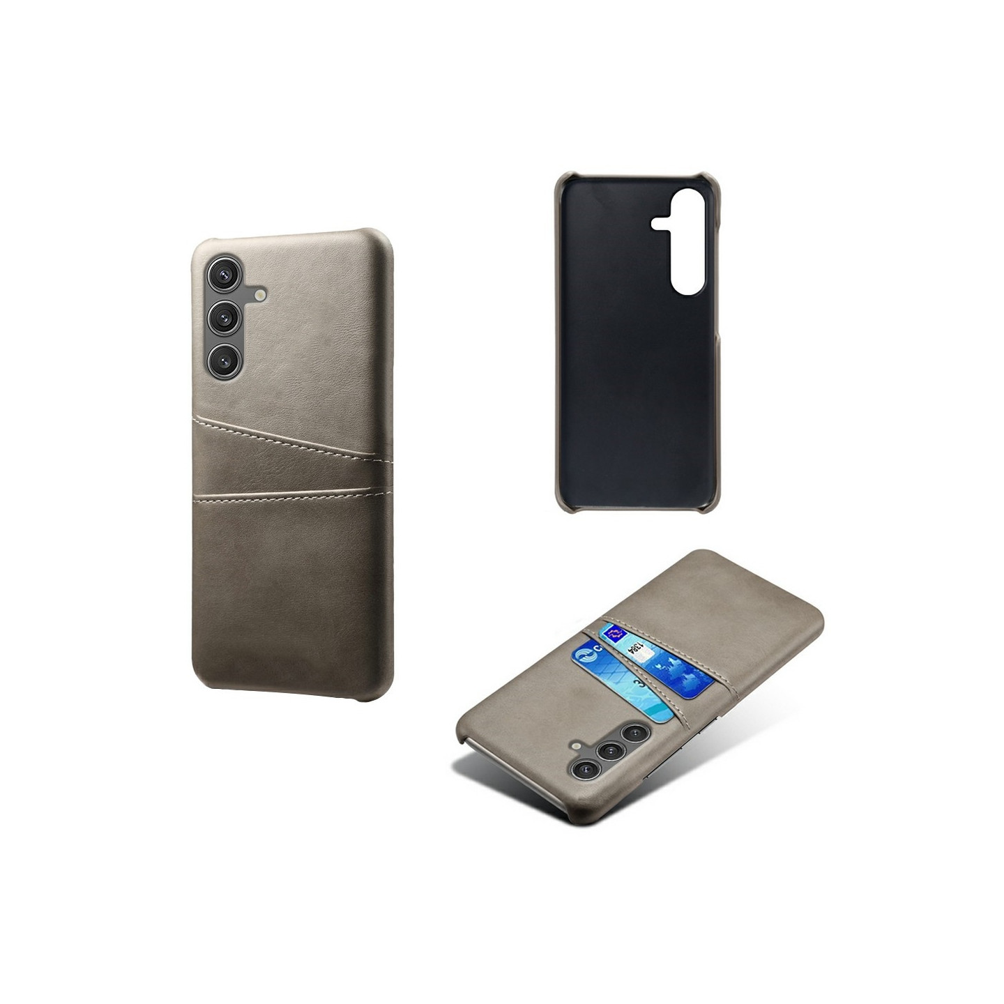 Til Samsung Galaxy S25 KSQ PU-læderbelagt skal hårdt etui