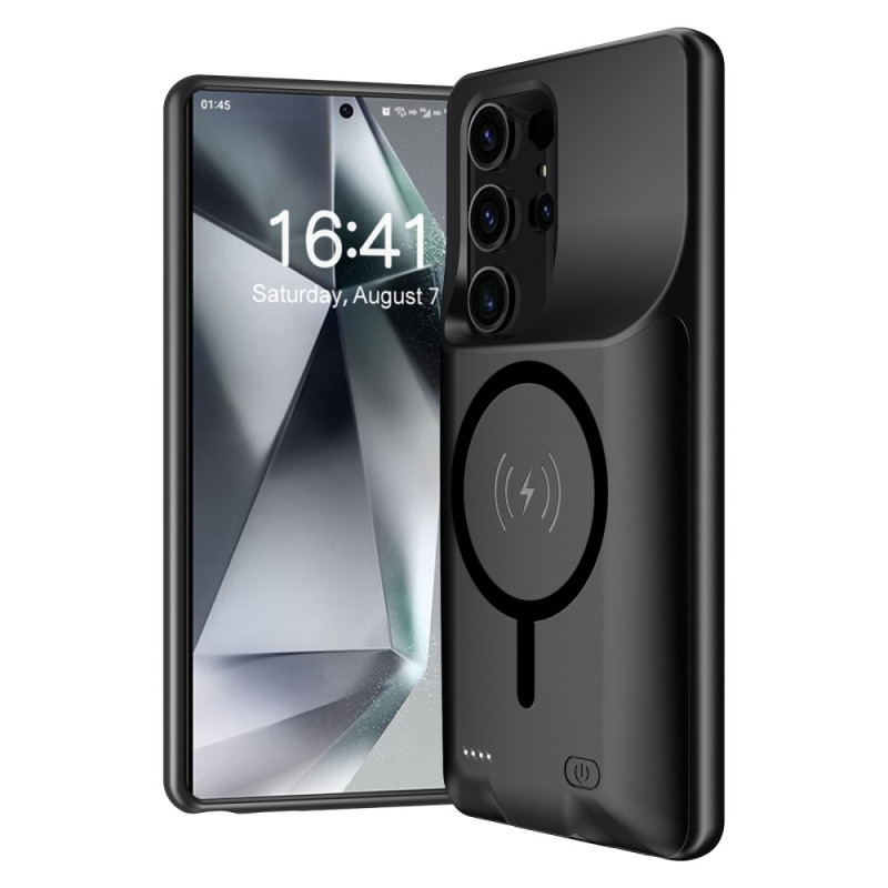 Til Samsung Galaxy S25 Ultra Opladningsetui Shell 10000mAh batteri kompatibel MagSafe