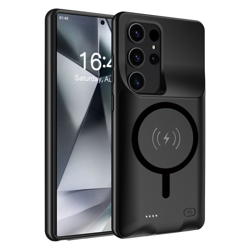 För Samsung Galaxy S25 Ultra Laddningsfodral Skal 10000mAh batteri kompatibelt MagSafe
