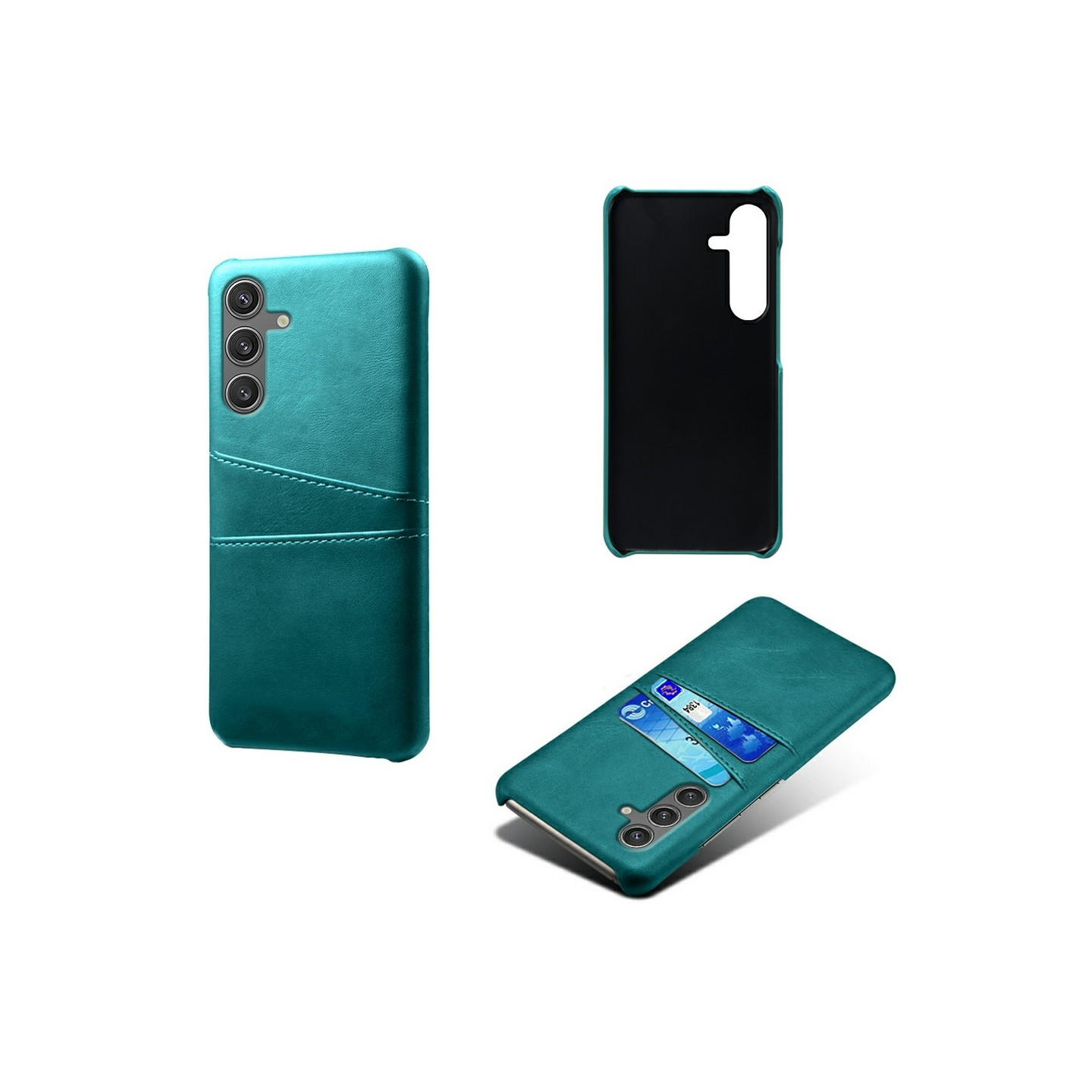 Samsung Galaxy S25 KSQ Pu-Leather Coated Shell Hard Case