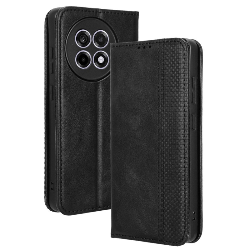 Til OnePlus 13R Taske Pung Taske Cover Telefon Taske Retro - Sort