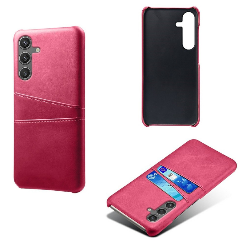 Samsung Galaxy S25 KSQ Pu-Leather Coated Shell Hard Case
